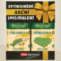 Dvoubal. Spirulina a Chlorella