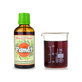 Paměť - bylinné kapky (tinktura) 50 ml
