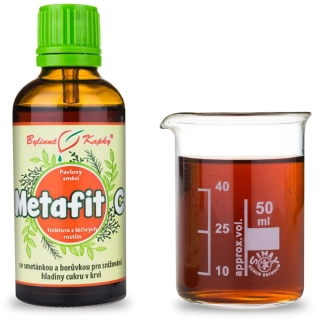 Metafit C (cukrovka) - bylinné kapky (tinktura) 50 ml