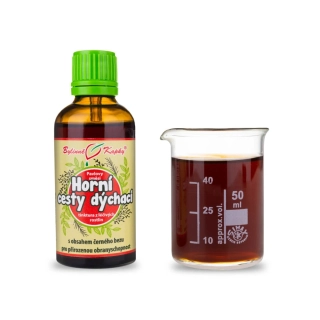 Horní cesty dýchací (Nachlazení) - bylinné kapky (tinktura) 50 ml