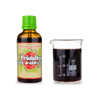 Průdušky - suchý K. (Nekašel) - bylinné kapky (tinktura) 50 ml