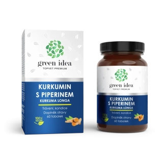 Kurkumin s piperinem bylinný extrakt - tobolky