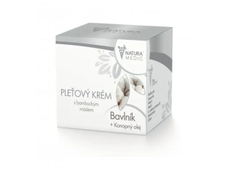 Krém s bambuckým máslem - Bavlník + Konopný olej